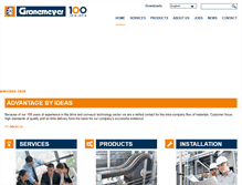 Tablet Screenshot of gronemeyer-conveyor.com